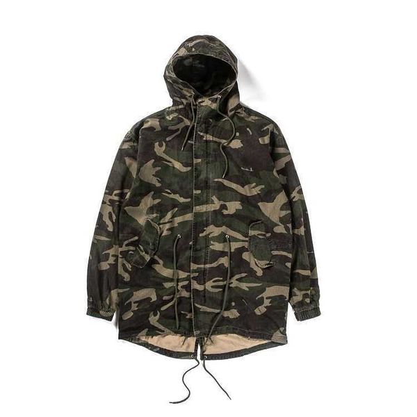 

men's jackets hip hop camouflage leopard hat oversize loose fashion men's and women's coat, Black;brown
