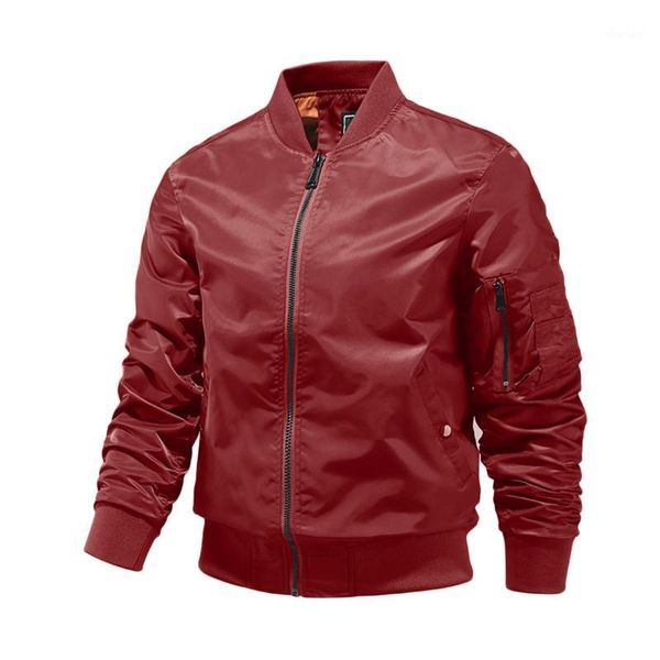 

men's jackets autumn and winter jacket leisure plus zip pocket solid color lapel add cotton flight blouse outerwear, Black;brown
