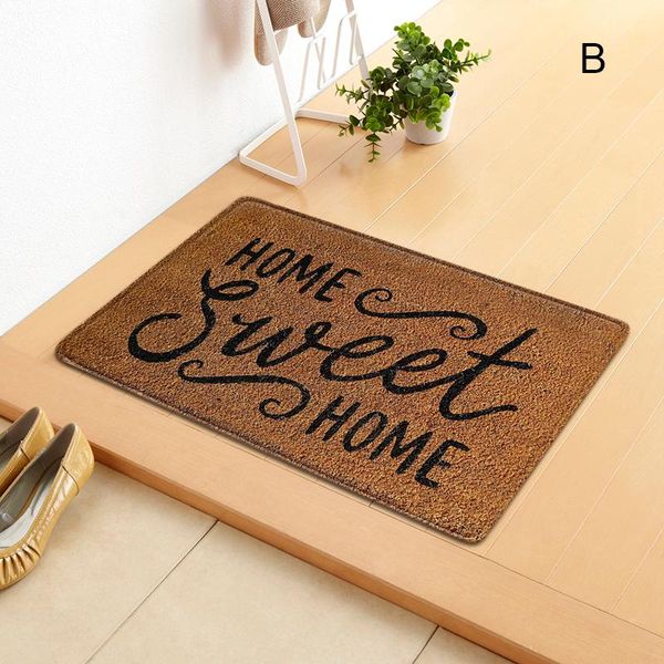 

outdoor pads creative letter welcome carpet multipurpose non-slip absorbent door mat for kitchen bedroom bathroom als88