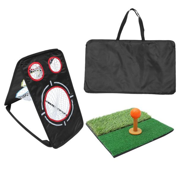 

golf training aids chipping net target practice mat (assorted color)