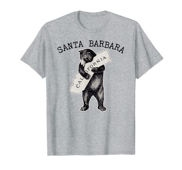 

i love california shirt art-vintage cali bear santa barbara t-shirt, White;black