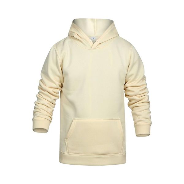 

men's hoodies & sweatshirts 2021 spring and autumn pure color simple casual hooded sweatshirt fashion harajuku streetwear top, Black