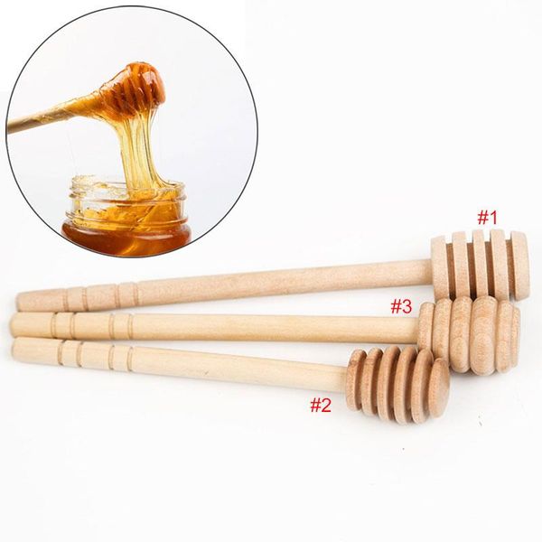 

spoons mini wooden honey stick dipper party supply for jar long handle mixing