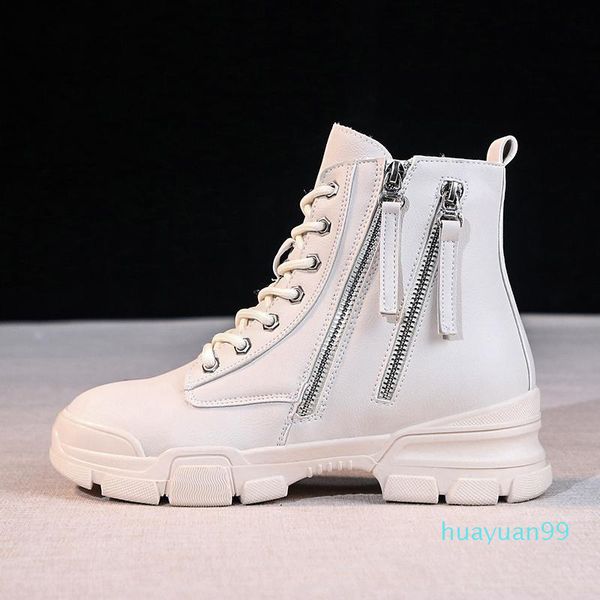 

boots 2021 fashion women winter snow lace up waterproof, Black