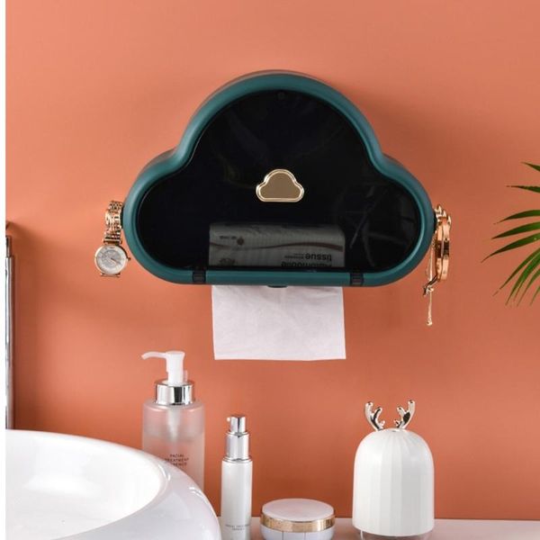 

tissue boxes & napkins waterproof cloud shaped box bathroom wall-mounted toilet paper holder