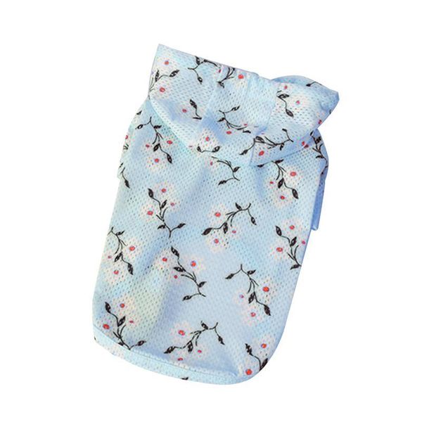 

dog apparel 1pc summer cool pet clothes thin sun protection clothing sunscreen hooded costume for puppy