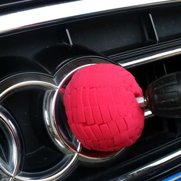 

care products 3 inch cone-shaped sponge pad polishing wax tool for car (blue)