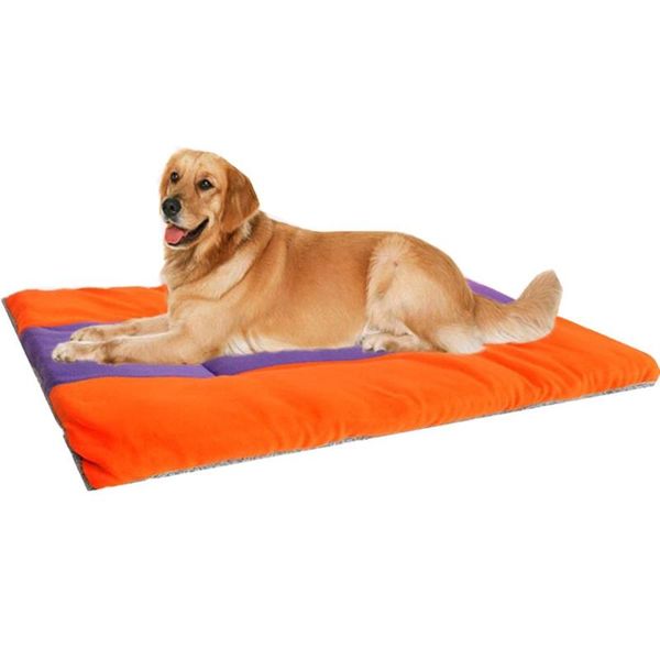 

dog houses & kennels accessories mtl cat cushion mat soft puppy sleep bed kennel warm thick pet blanket pad matress sofa s-xl