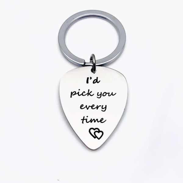 

Gift for boyfriend girlfriend letter Keychain small love gift anniversary present party favor Valentines day gift