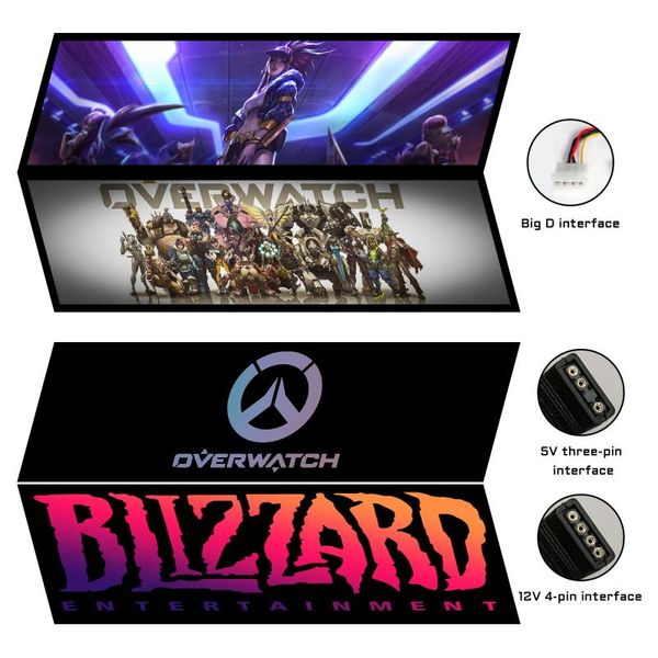 

case lighting panel diy argb customization side gpu backplate chassis light board for gamer customized fans & coolings