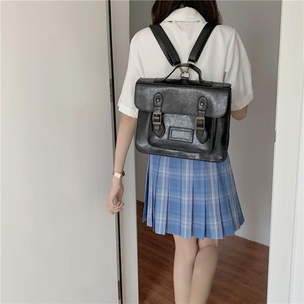 

school bags handbag backpack trend japanese college style jk uniform bag large-capacity official document messenger