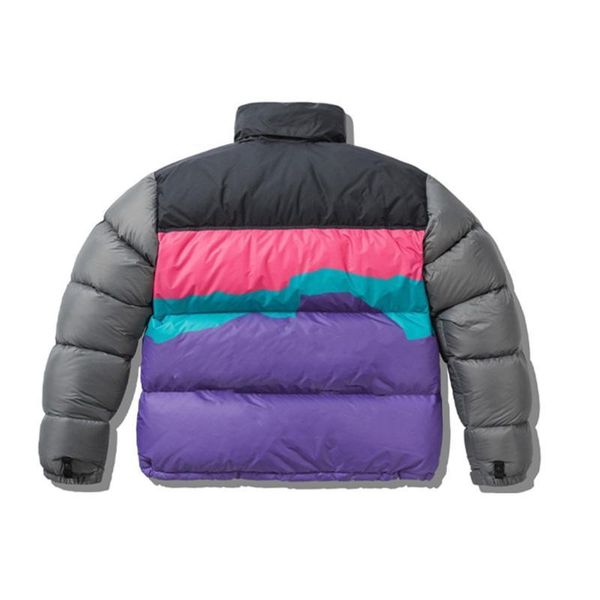 

men's down & parkas winter jacket invincible 1996 retro nuotse embroidered warm stand collar puffer for men women unisex, Black