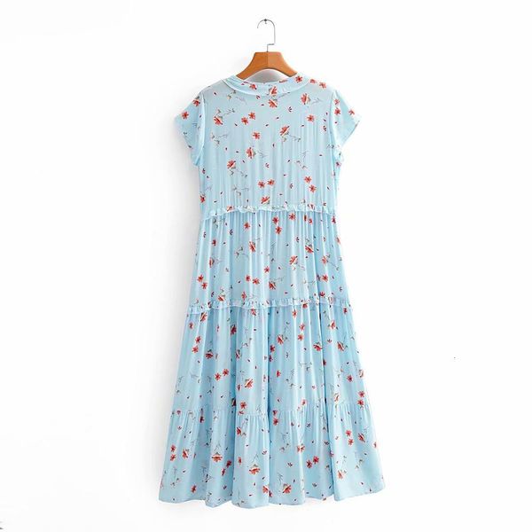 

dresses v-neck sleeveless plant print harajuku loose beach leisure vacation women's waist stitching sweet chic female dress, Black;gray