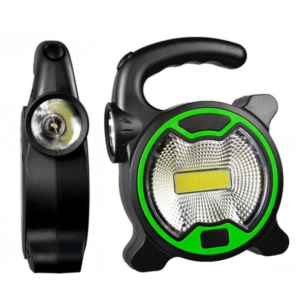 

1pcs portable cob work lamp led lantern waterproof emergency spotlight rechargeable floodlight for outdoor hiking camping light lanterns
