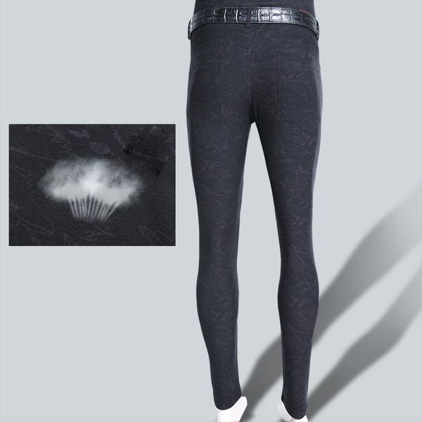 

plus size lycra shiny camo women pants pencil elastic tight trousers men u convex pouch erotic lingerie gay, Black