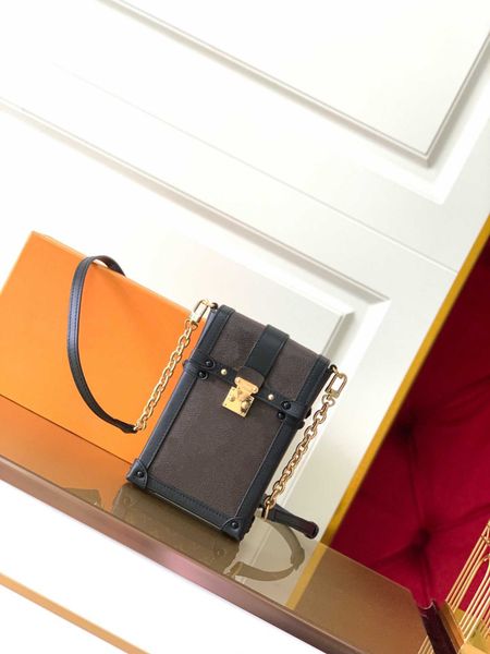

designer luxury bag clutch mini bag worn crossbody essential vertical trunk pochette reverse cavnas s-lock autres toiles 67873 cowhid