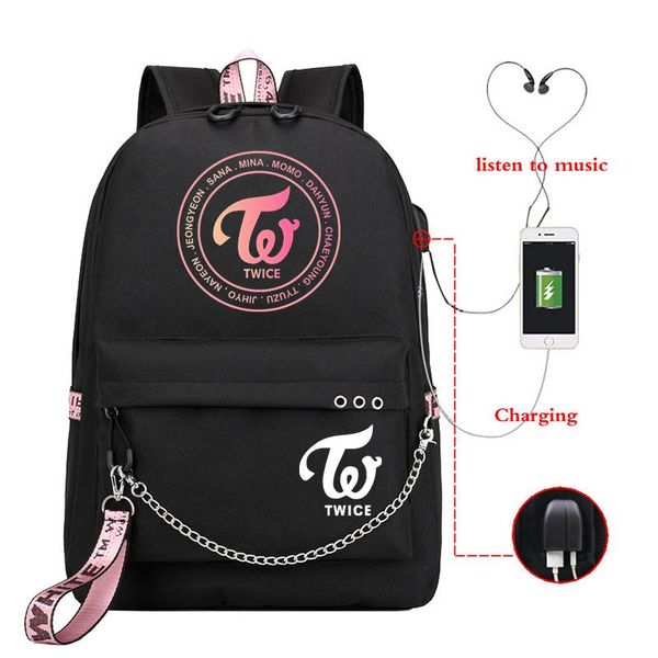 

backpack school bags twice for teenagers girls kids boys children student travel shoulder bag lapusb bolsa escolar