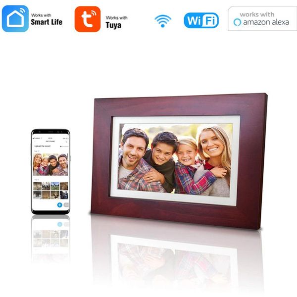 

frames 8 inch po frame led screen digital smart hd tuya app remote control function picture video player music gift home decor