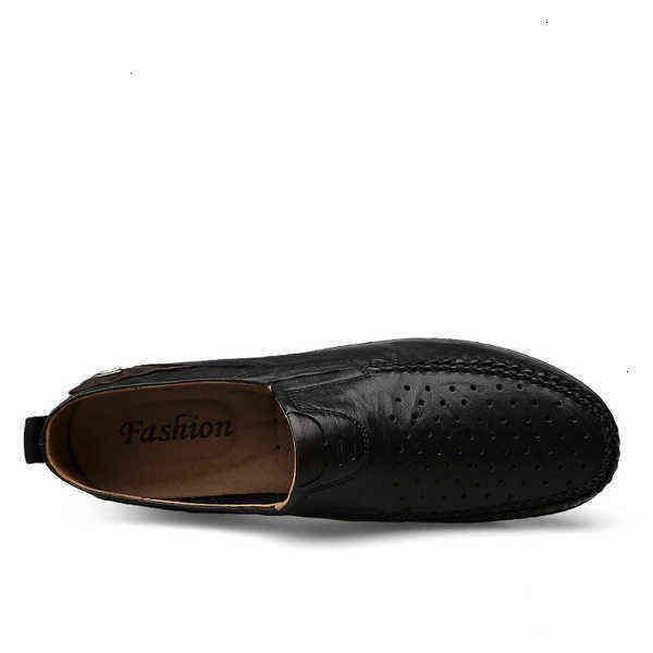 

tangzuo shoes 23412 punching iving , with a batch of , 37-46 standard leather yards and top, Black
