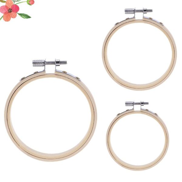 

other arts and crafts 4 pcs bamboo cross-stitch frame sewing manual tool