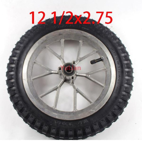 

motorcycle wheels & tires for razor dirt bike rocket mx350 mx400 mini dirtbike 12 1/2 x 2.75 front and rear wheel assembly 1/2x2.75 tire
