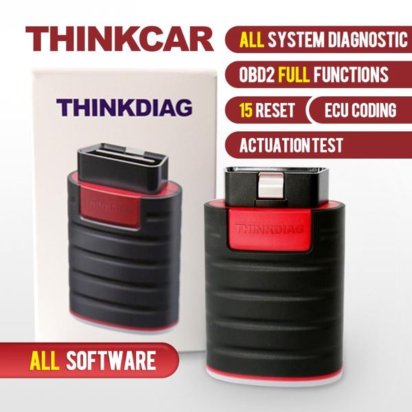 

code readers & scan tools thinkcar thinkdiag obd2 scanner full systems diagnostic 1 year reader 15 reset professional car auto