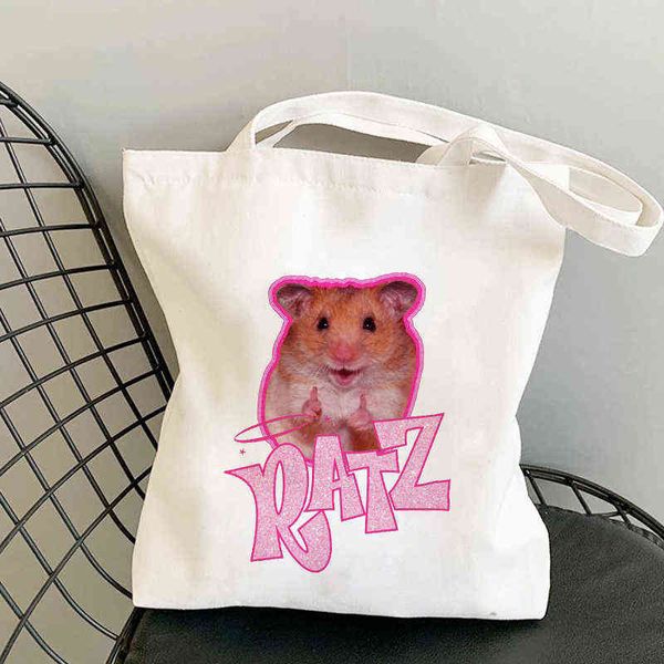 

nxy shopping bags bolso de mano ratz con estampado letras para mujer y nia bolsa kawaii manga ratn hombro lona informal elegante 0209