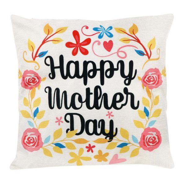 

cushion/decorative pillow 1pc wreath pattern case mother's day cover cushion