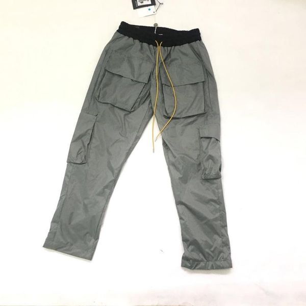 

men's pants 19ss cargo men women joggers sweatpants trousers sweat causal jogger, Black