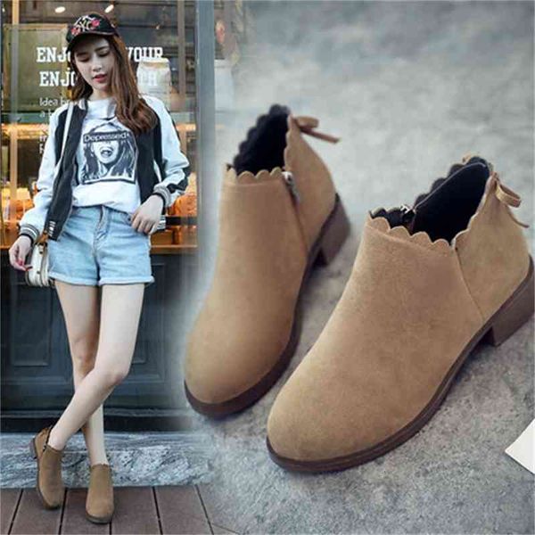 

boots winter shoes plush warm ankle boots for women black brown