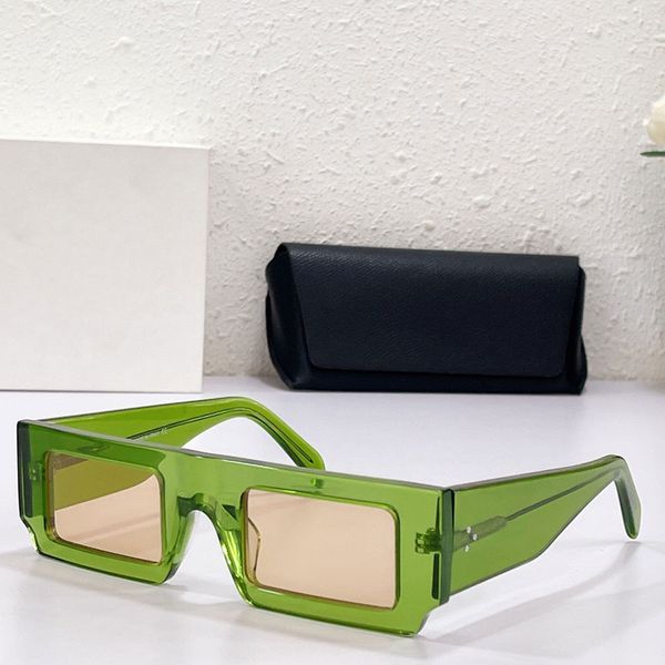 

2022 new sunglasses for woman 40480 fashion personality style square frame color trend girls sunglasses birthday party vacation designer ant, White;black