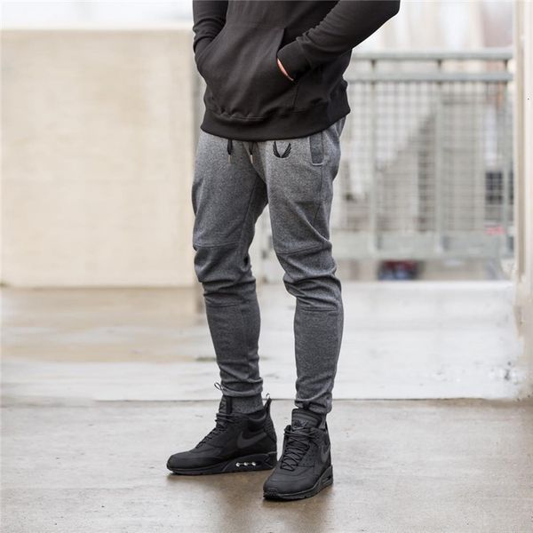 

pants trousers muscle boy brothers fitness men's neckline mini ankle casual cotton stretch slim, Black