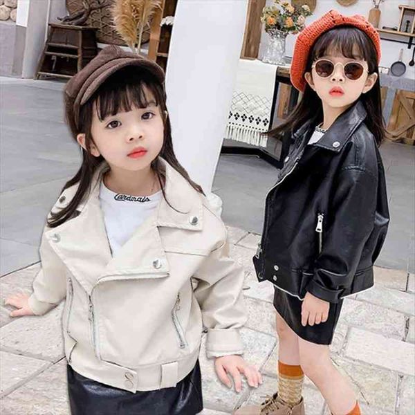 

kids girls leather jackets white black winter leather jackets girls plush warm coats children motorcycle outwear tz512, Blue;gray
