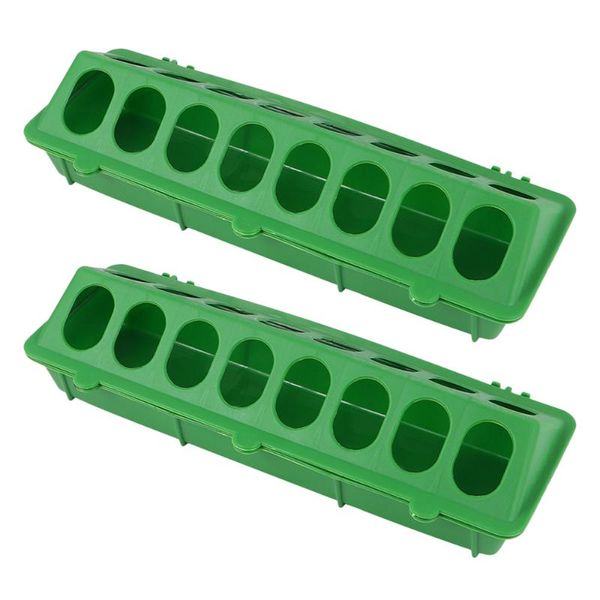 

other bird supplies 2pcs pigeon feeding troughs cage anti-spatter food