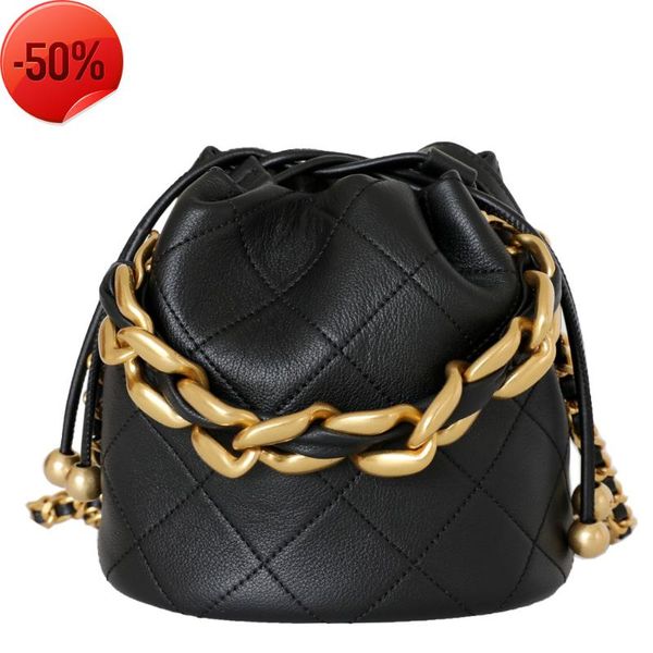 

evening bags women 100%genuine leather shoulder cow crossbody for ladies fashion crude chains lozenge handbags