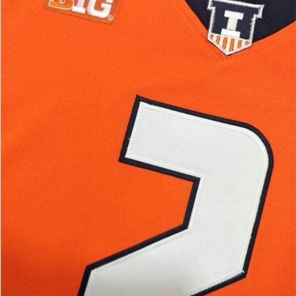 

custom 009,youth,women,toddler, illinois fighting illini personalized any name and number any size stitched college jersey, Black