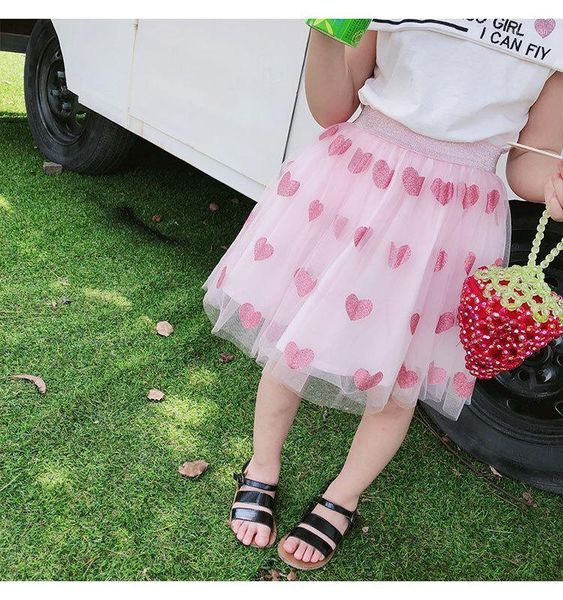 

skirts baby girls tutu skirt children ballet kids girl princess tulle party dance sequins love heart ball gown1, Blue