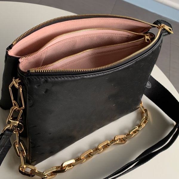 

women cluth bag designers cowhide embossed letters crossbody shoulder bags luxurys handbags purse detachable adjustable strap multiple color