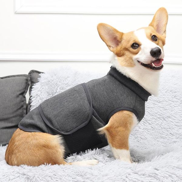 

dog apparel pet imitated human hand embracing design comfort clothes easy to wear elastic cat posrative recovery anxiety relief vest