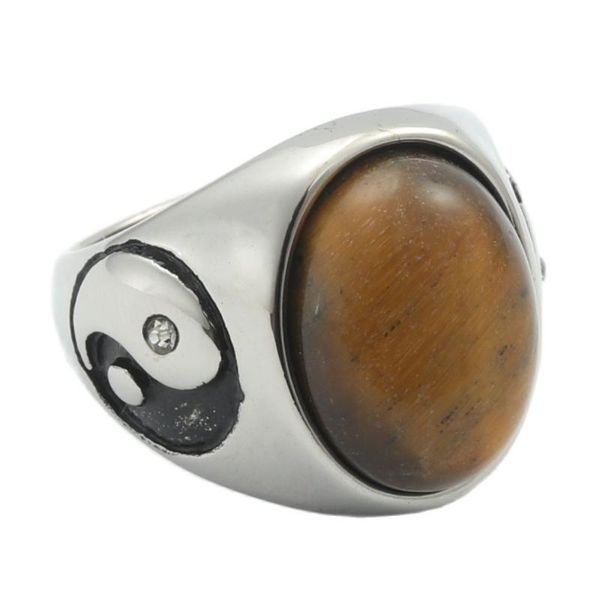 

wedding rings men's ring punk rock smooth 316l stainless steel signet for men hip hop party jewelry wholesale male anel, Slivery;golden