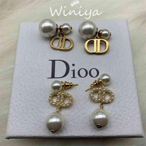 

75%off outlet onlines925 silver needle family pearl new high version star earrings