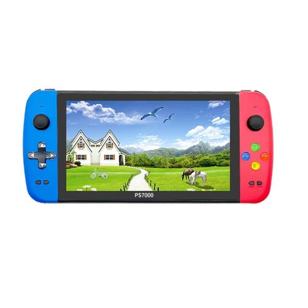 

handheld game console, 7-inch double hd large-screen retro console 128-bit 32gb portable players