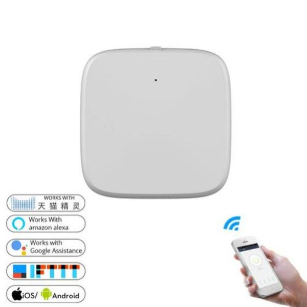 

smart home control accessories tuya zigbee wireless temperature and humidity sensor work with alexa google