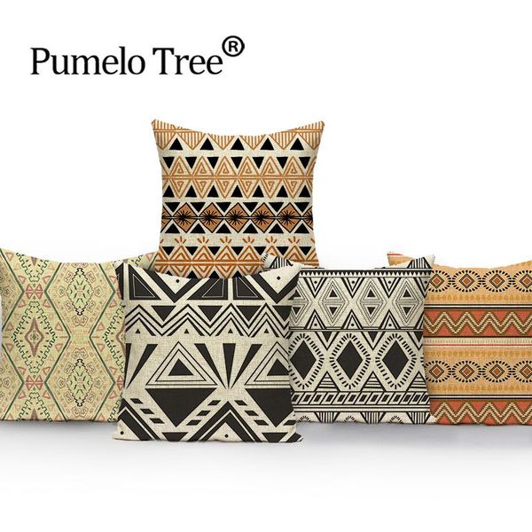 

cushion/decorative pillow vintage morocco cushion cover geometric decorative case alphabet scandinavian style home bedroom 45*45cm car