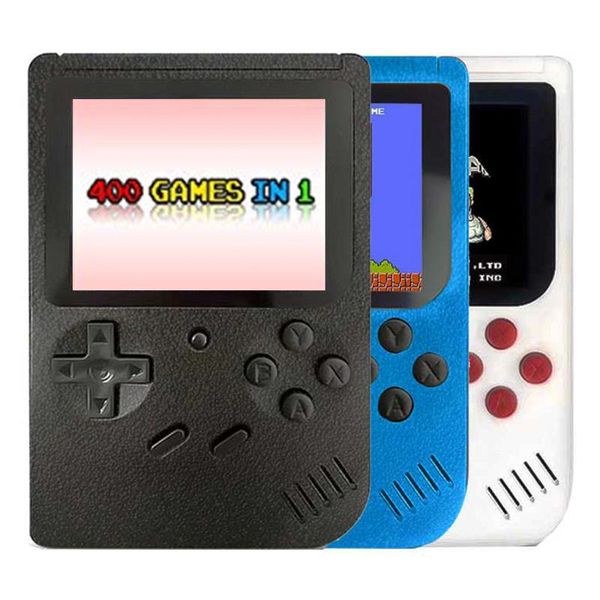 

portable mini handheld 8-bit retro players 3.0 inch color lcd built-in 400 games for kids gift game