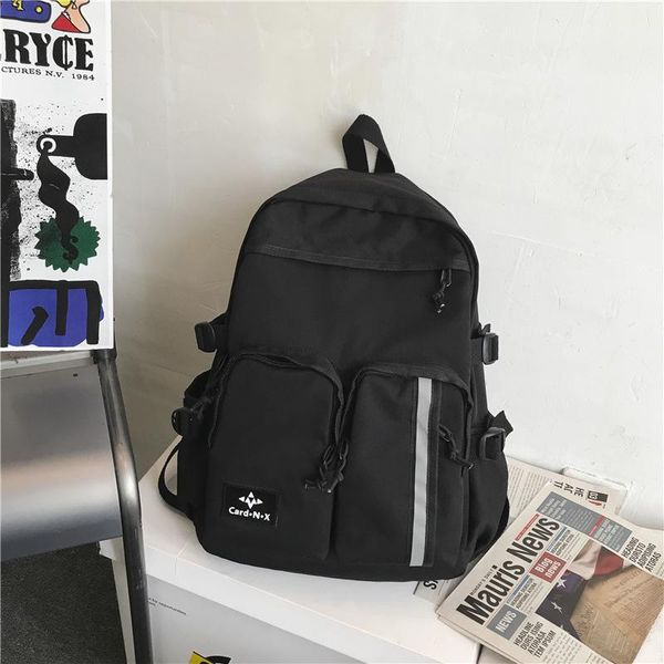 

schoolbag boys high school harajuku industrial wind college students shoulder bag 2021 junior backpack bags