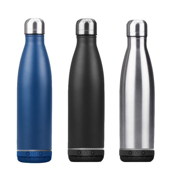 Musiktassen Wasserflasche Edelstahl Wireless Lautsprecher Tasse Sublimation Lautsprecher Tumbler isoliert Vakuumkocher mit Horn
