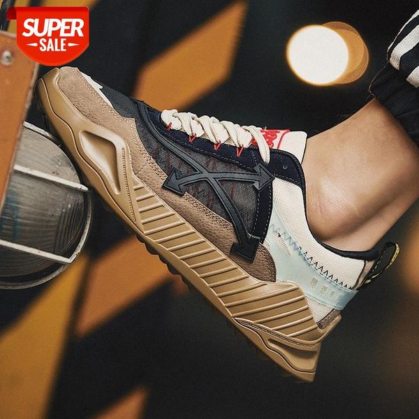 

spring and summer old daddy shoes men's high sports casual korean version of harajuku retro trendy personality running #yo1d