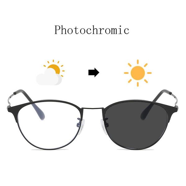 

sunglasses jaspeer color changing pochromic computer glasses men retro anti blue eyeglasses women uv400 goggles spectacle frames, White;black
