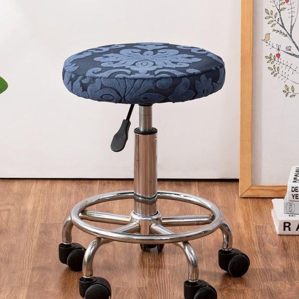 

chair covers seat cover round spandex elastic printing dining slipcover removable universal rocking stretchable